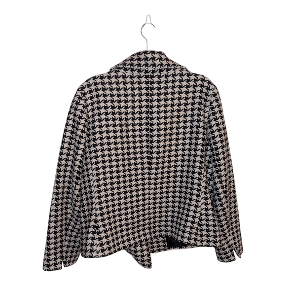 Talbots Black and White Houndstooth Blazer - Picture 4 of 7